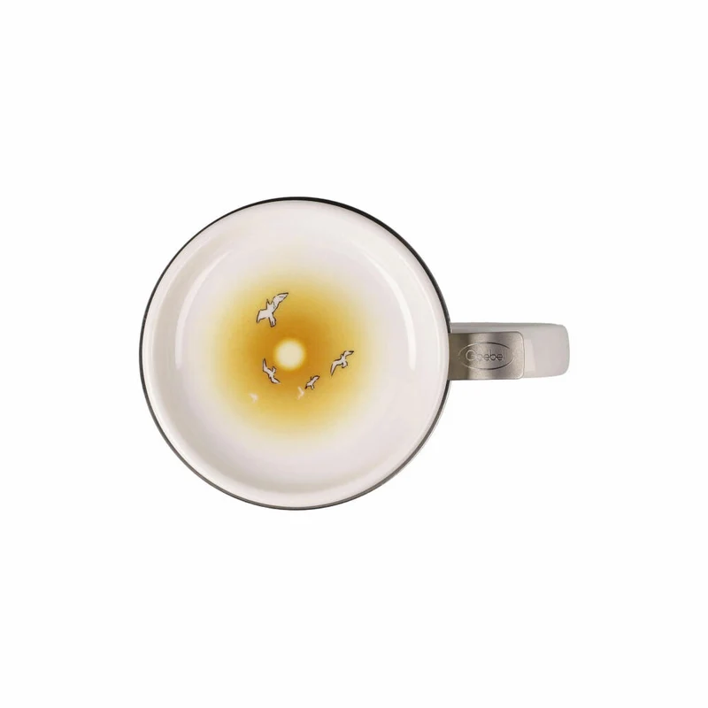 Goebel Teetasse mit Deckel und Sieb Seaview, Scandic Home, Fine Bone China, Bunt, 0.45 L, 23102191