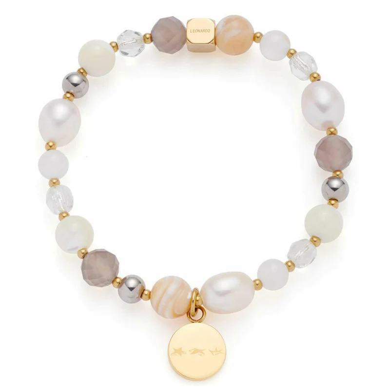 Leonardo Jewels Armband bicolor Hope, Schmuckarmband, Edelstahl, Mehrfarbig, 022633