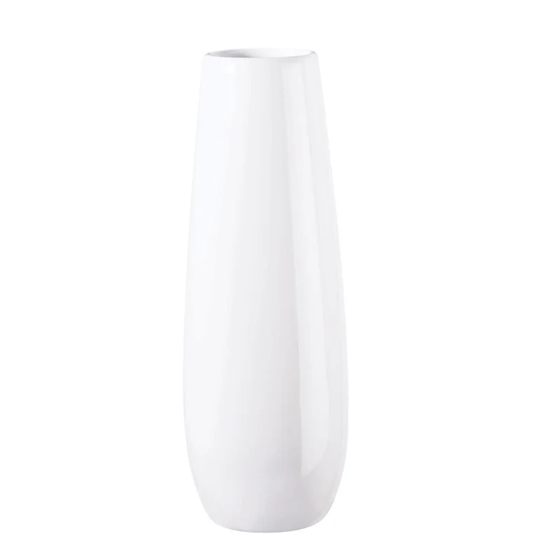 ASA Selection Easexl Vase, Blumenvase, Blumentopf, Tischvase, Keramikvase, Keramik, Weiß, 23 cm, 92032005