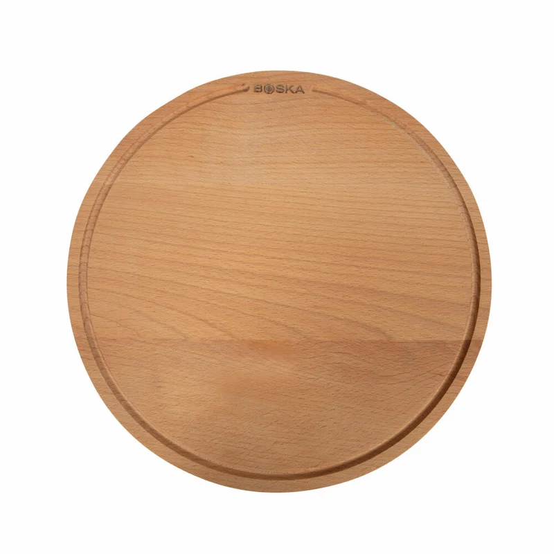Boska Pizzabrett Amigo L, Pizza-Servierbrett, Buchenholz, Braun, 34 cm, 320537
