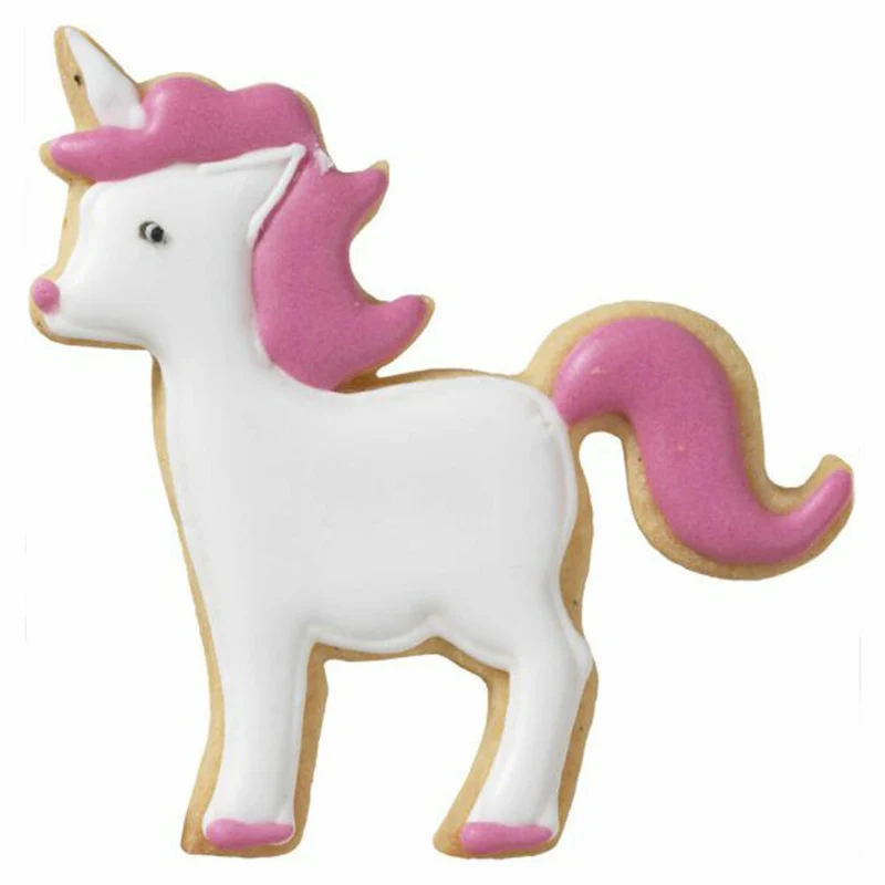 Birkmann Ausstechform Einhorn, Ausstecher, Plätzchenform, Keks, Plätzchen, Edelstahl, 8.5 cm, 197381