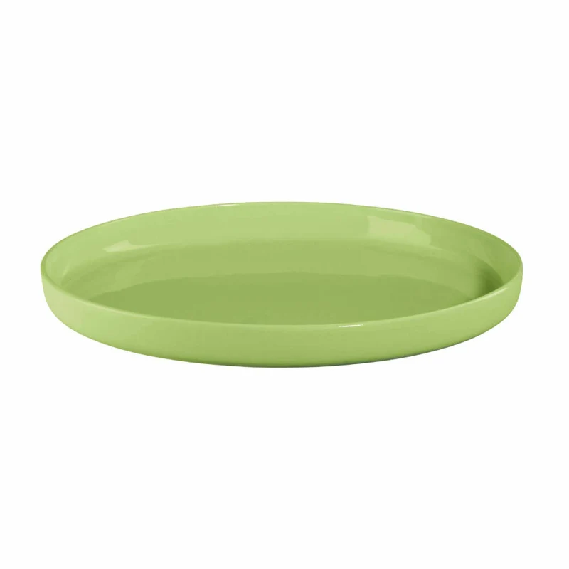 ASA Selection Nova Schale, Schälchen, Menüteller, Essteller, Teller, Steinzeug, Apfelgrün, 25 cm, 4403027