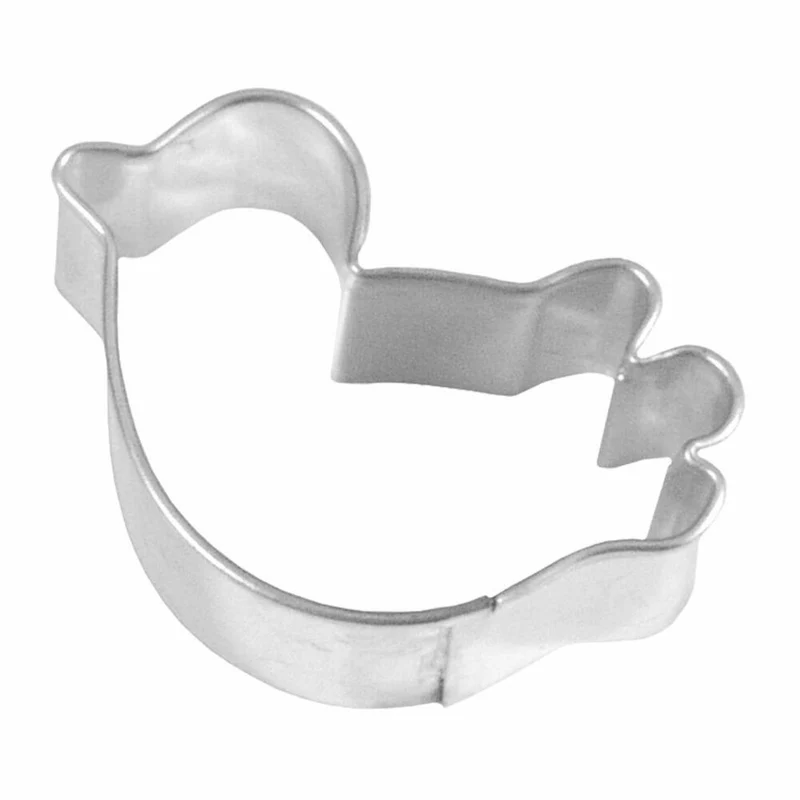 Birkmann Ausstechform Ente, Ausstecher, Plätzchenform, Keks, Plätzchen, Weißblech, 5 cm, 121058