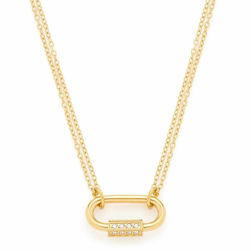 Leonardo Jewels Halskette Zora CIAO, Schmuckkette, Edelstahl, Gold, 022963