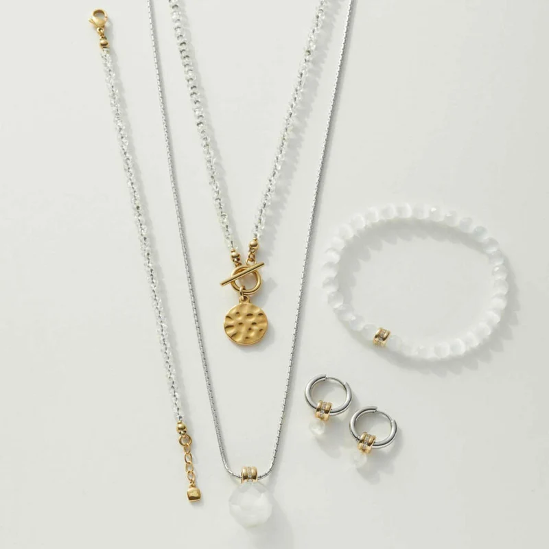 Leonardo Jewels Halskette Perlina, Schmuckkette, Edelstahl, Silber, 022629