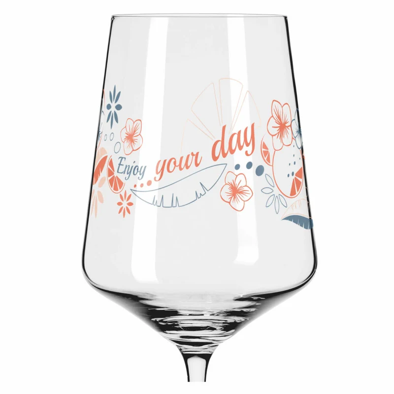 Ritzenhoff Aperitifglas 4er-Set Sommerrausch F23, Hilles, Kordes, Kristallglas, 544 ml, 6051003