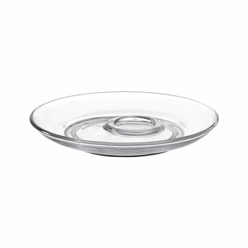 Leonardo Senso Große Untertasse 6er Set, Unterteller, Glasuntersetzer, Untere, Glas, D 14.5 cm, 14653
