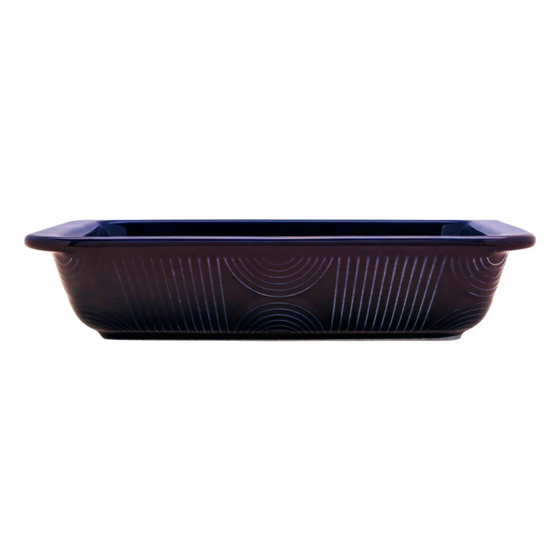 Maxwell & Williams Auflaufform Arc, Ofenform, Keramik, Indigoblau, 26.5 x 20.5 cm, HY0133