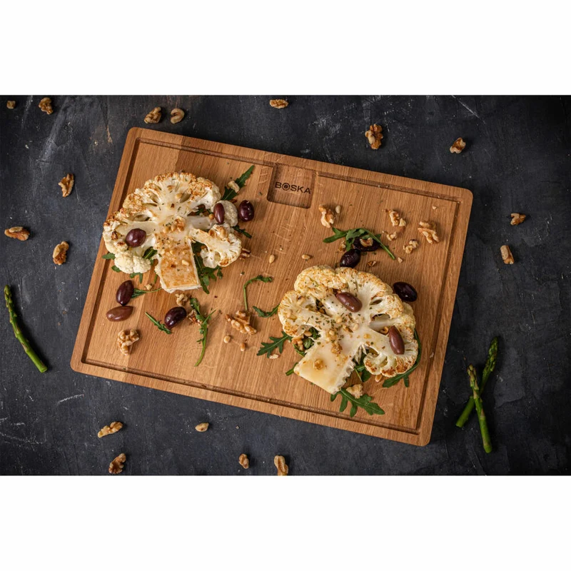 Boska Servierbrett Friends L, Dining Board, Eichenholz, Braun, 39 x 28 cm, 320052