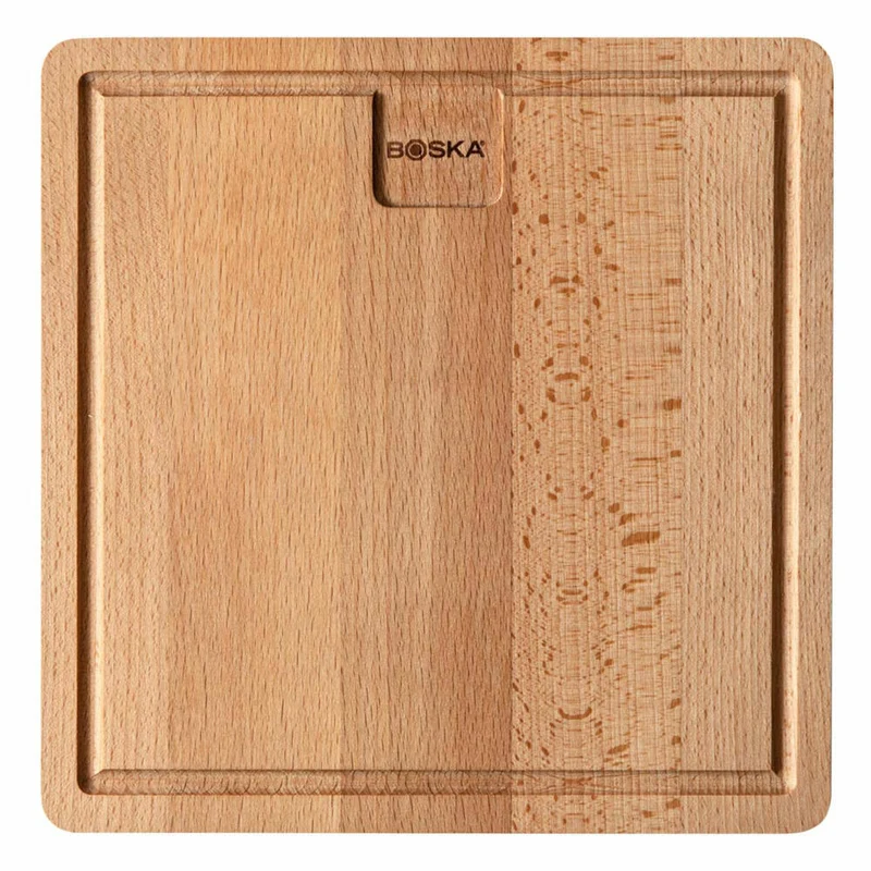 Boska Servierbrett Amigo S, Dining Board, Buchenholz, Braun, 23 x 23 cm, 320061