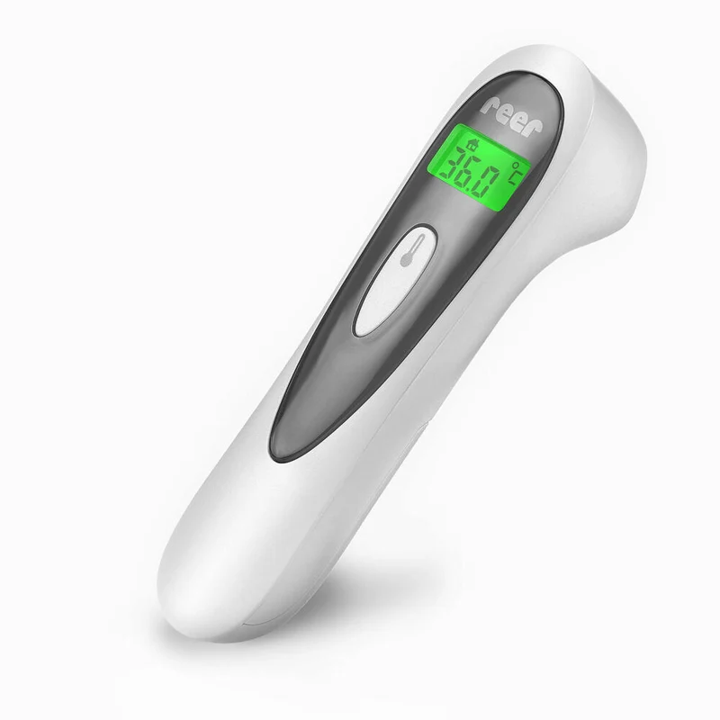 reer Colour SoftTemp 3in1 kontaktloses Infrarot-Fieberthermometer, Thermometer Digital, Fieber Messgerät, 98050