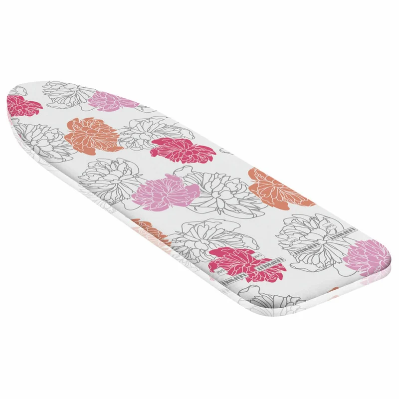 Leifheit Bügeltischbezug Cotton Comfort S / M, Bügelbrettbezug, Bügelbrett Bezug, Flowers