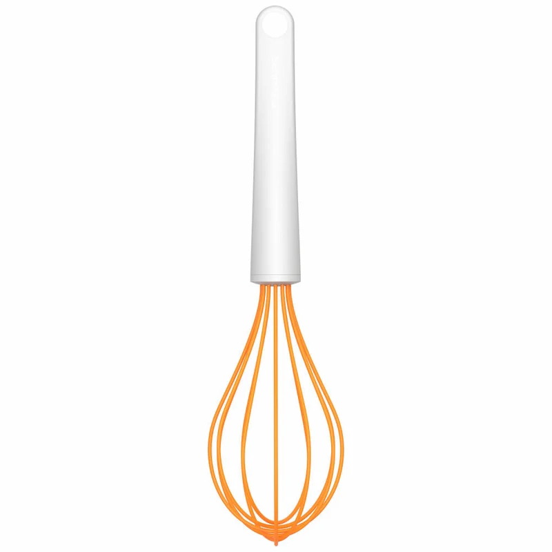 Fiskars Functional Form Schneebesen, Schnee Besen, Küchenbesen, Küchenhelfer, Silikon, 35 cm, 1023613