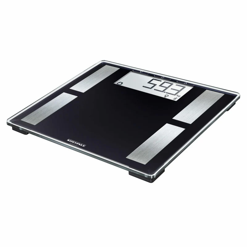 Soehnle Shape Sense Connect 50 mit Bluetooth, Körperanalysewaage, Personenwaage, Körperfettwaage, 63879
