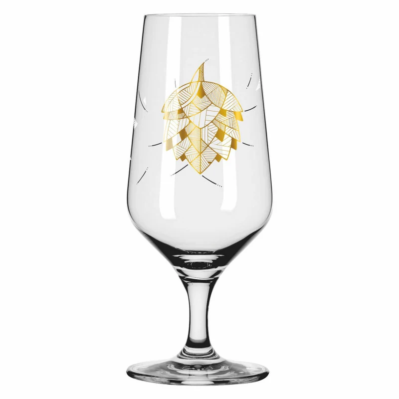 Ritzenhoff Bierglas 2er-Set Brauchzeit 001, Andreas Preis, Kristallglas, 374 ml, 3471001