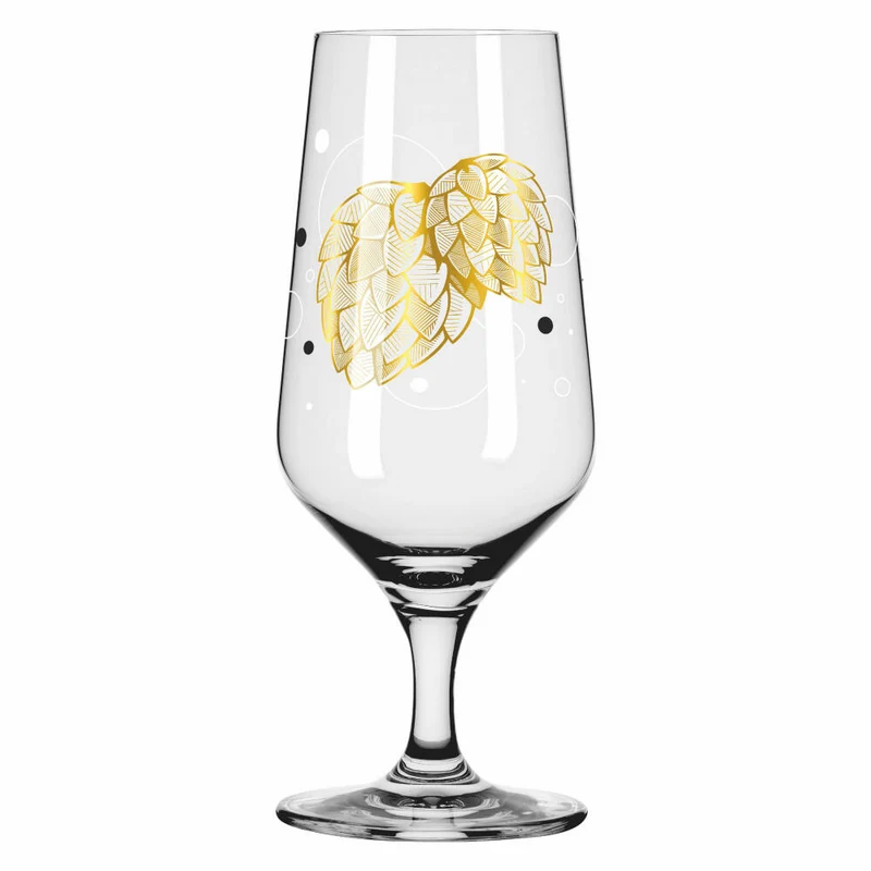 Ritzenhoff Bierglas 2er-Set Brauchzeit 001, Andreas Preis, Kristallglas, 374 ml, 3471001