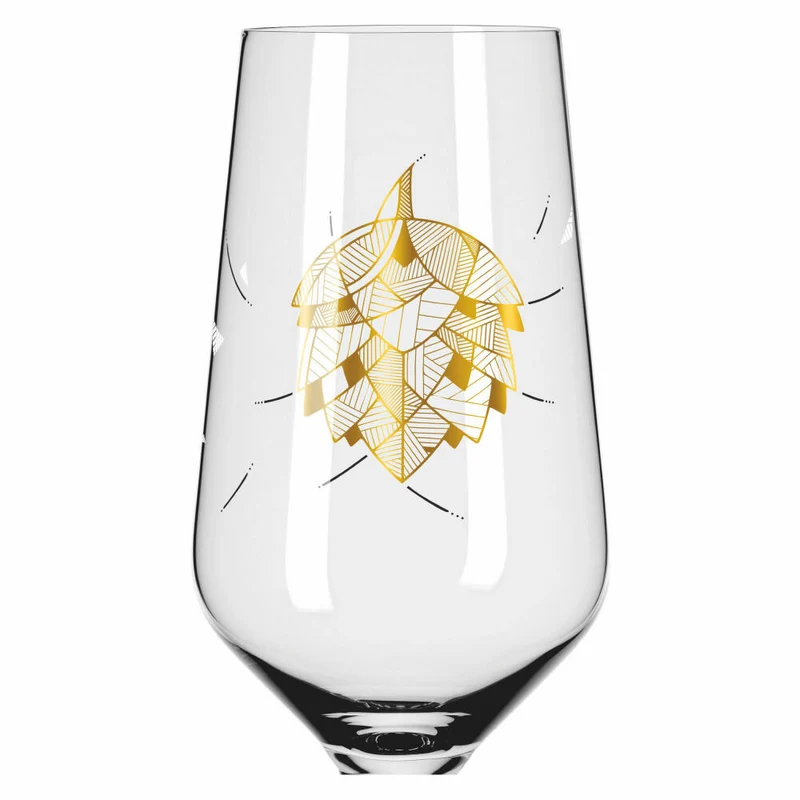 Ritzenhoff Bierglas 2er-Set Brauchzeit 001, Andreas Preis, Kristallglas, 374 ml, 3471001
