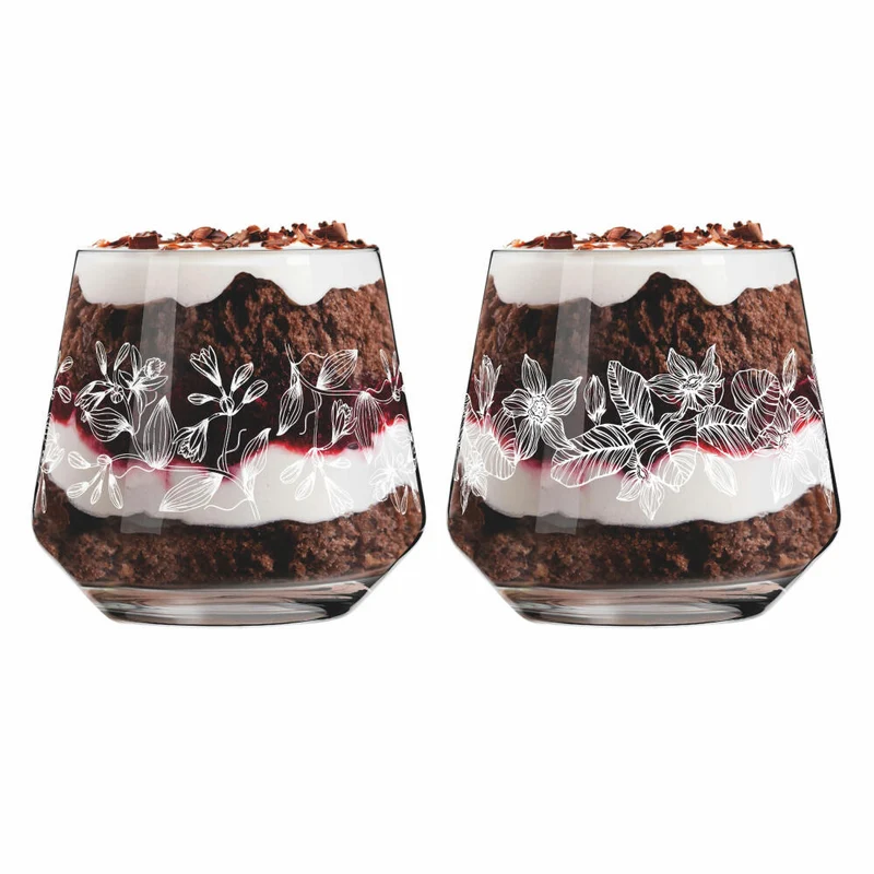 Ritzenhoff Dessertglas 2er-Set Delights F23, Ritzenhoff Design Team, Kristallglas, 420 ml, 6121002
