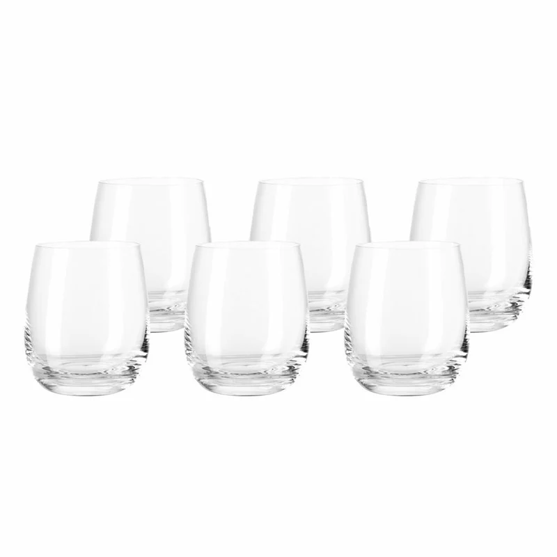 Leonardo Tivoli Becher Klein 6er Set, Trinkbecher, Trinkglas, Wasserglas, Glas, 360 ml, 20960