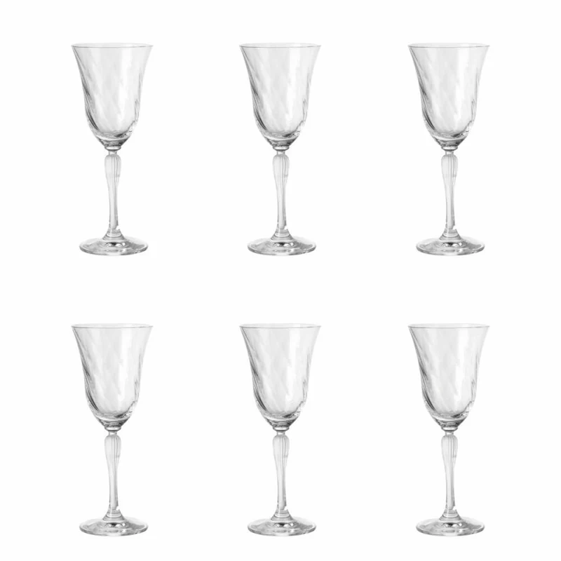 Leonardo Volterra Weißweinglas 6er Set, Weisswein Weinglas, Klarglas, Glas, 100 ml, 17735