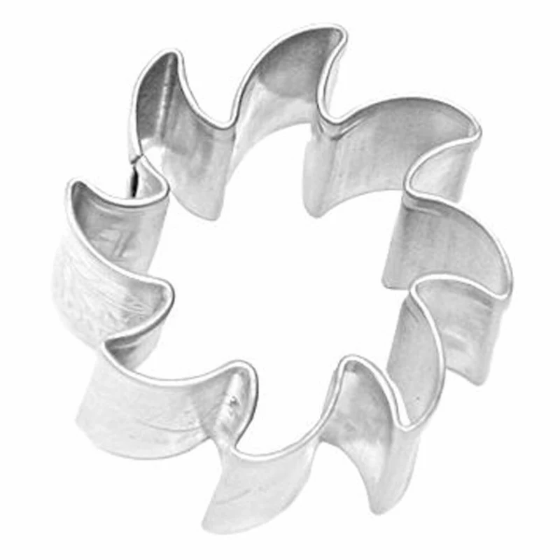 Birkmann Ausstechform Sonne, Ausstecher, Plätzchenform, Keks, Plätzchen, Edelstahl, 5.5 cm, 193819