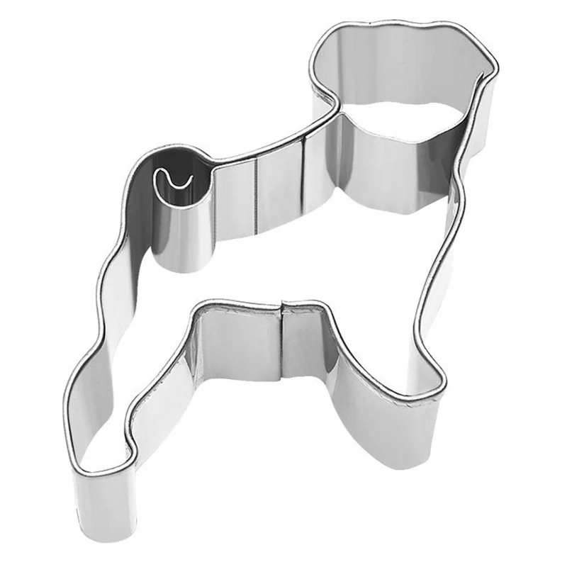 Birkmann Ausstechform Mops, Ausstecher, Plätzchenform, Keks, Plätzchen, Edelstahl, 5 cm, 191488
