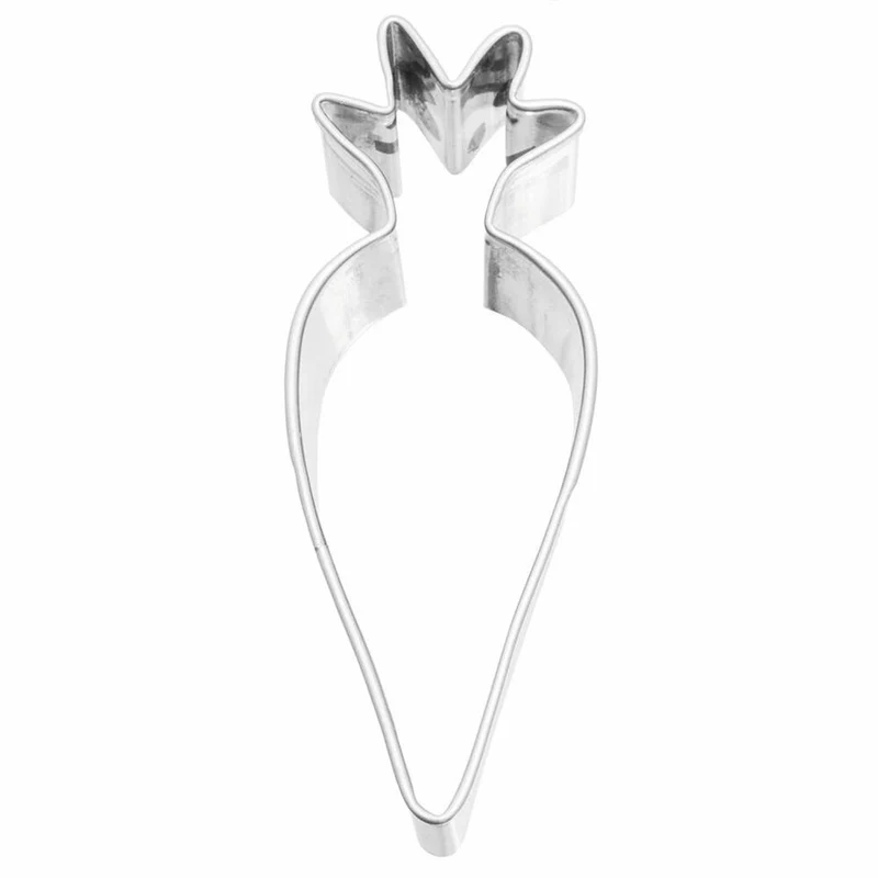 Birkmann Ausstechform Möhrchen, Ausstecher, Plätzchenform, Keks, Plätzchen, Edelstahl, 6.5 cm, 191648
