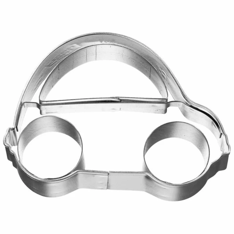 Birkmann Ausstechform Käfer-Auto, Ausstecher, Plätzchenform, Keks, Plätzchen, Edelstahl, 6.5 cm, 197633