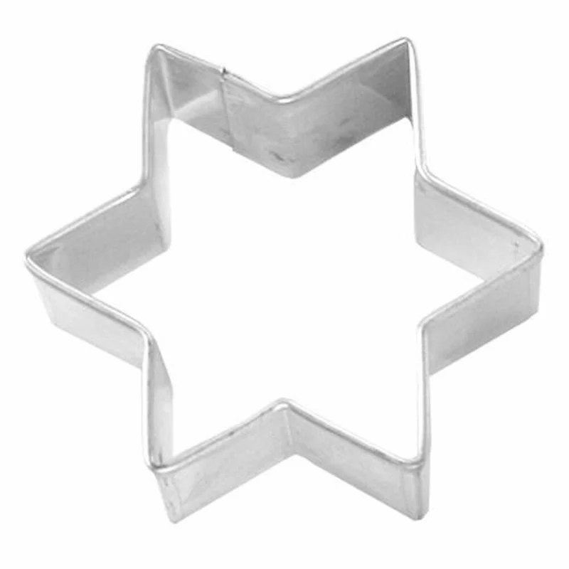 Birkmann Lebkuchen-Ausstechform Stern, Ausstecher, Plätzchenform, Keks, Plätzchen, Edelstahl, 7 cm, 196254