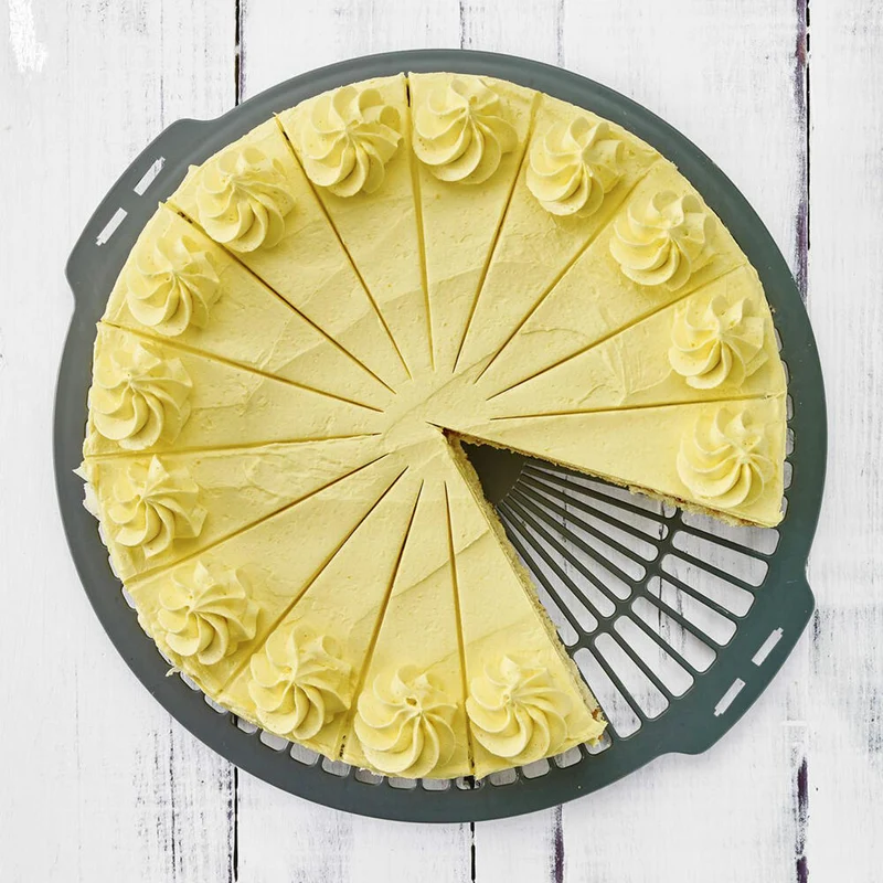 Birkmann Easy Baking Tortenteiler & Auskühlgitter, Auskühl Gitter, Torten Teiler, Backzubehör, Kunststoff, 32 cm, 429826