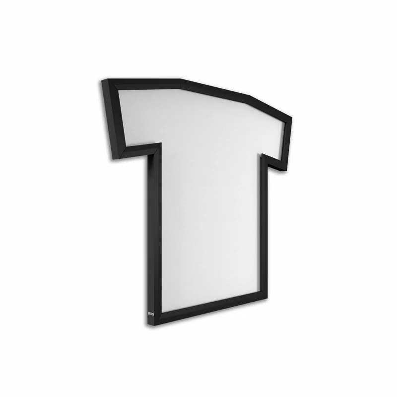 Umbra T-Frame Trikotrahmen, Bilderrahmen, Frame Box, bis Größe XXL, Schwarz, Kunststoff, Mittel, 1013430-040