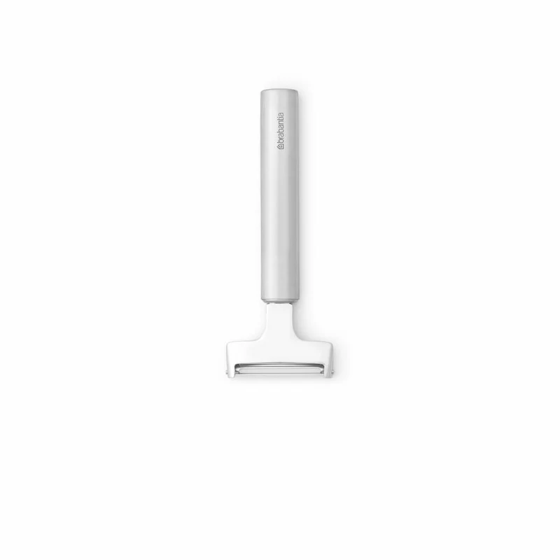 Brabantia Sparschäler Profile, Gemüseschäler, Küchenhelfer, Stahl, Matt Steel, 15 cm, 250286