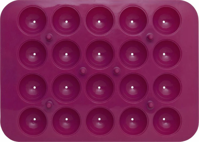 Birkmann CakePop-Baker Rund, Kuchenform, Kuchen Form, Backzubehör, Silikon, Ø 3.5 cm, 250697