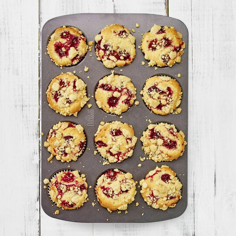 Birkmann Easy Baking Muffinform, Muffin Form, Kuchenform, Tortenform, Anithaft, 37 cm, 881105