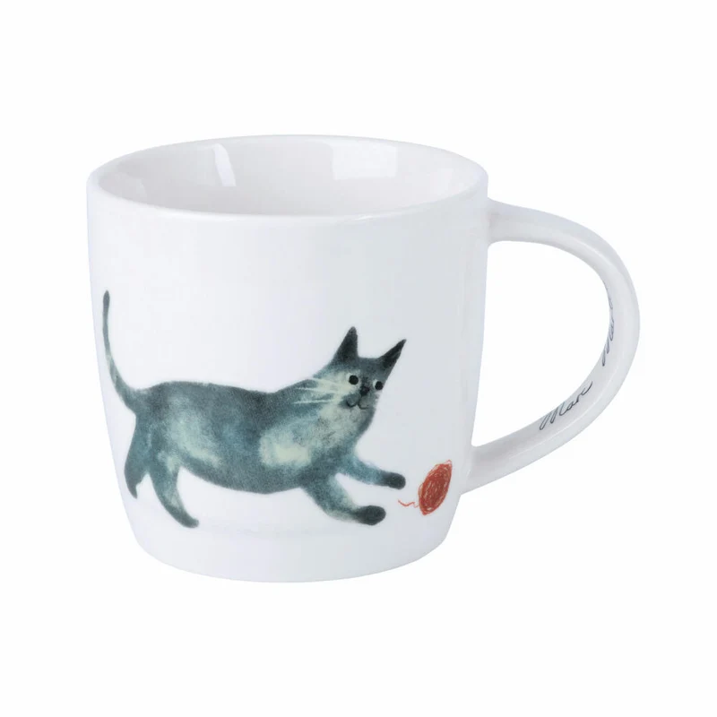 Maxwell & Williams Becher Feline Friends - Ball Of Yarn, Katzenbecher, Tasse, Porzellan, 400 ml, DX1218