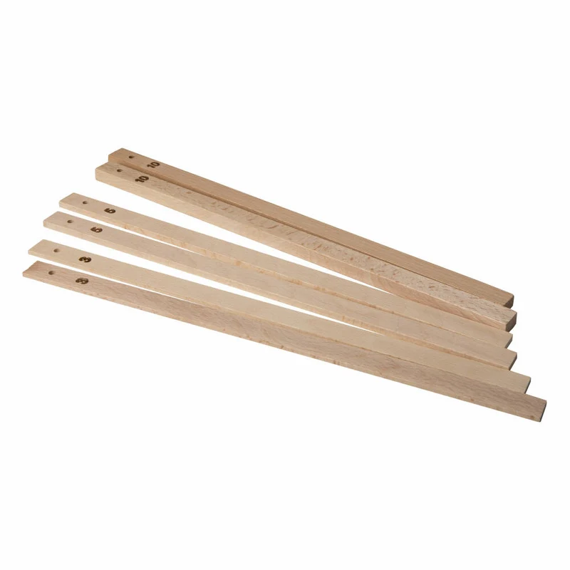 Birkmann Easy Baking Ausroll-Hölzer, Ausroller, Backzubehör, Küchenhelfer, Holz, 35 cm, 340558