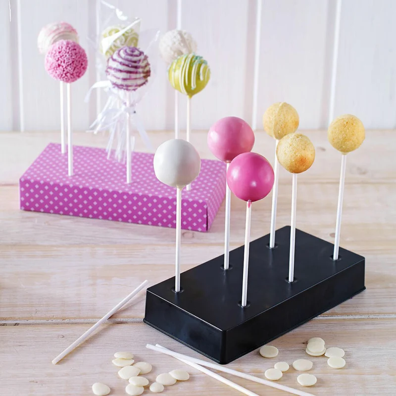 Birkmann CakeStation für Cake Pops, Lolli Halter, Lollihalter, Kuchenhalter, Küchenhelfer, Kunststoff, 19 cm, 441224
