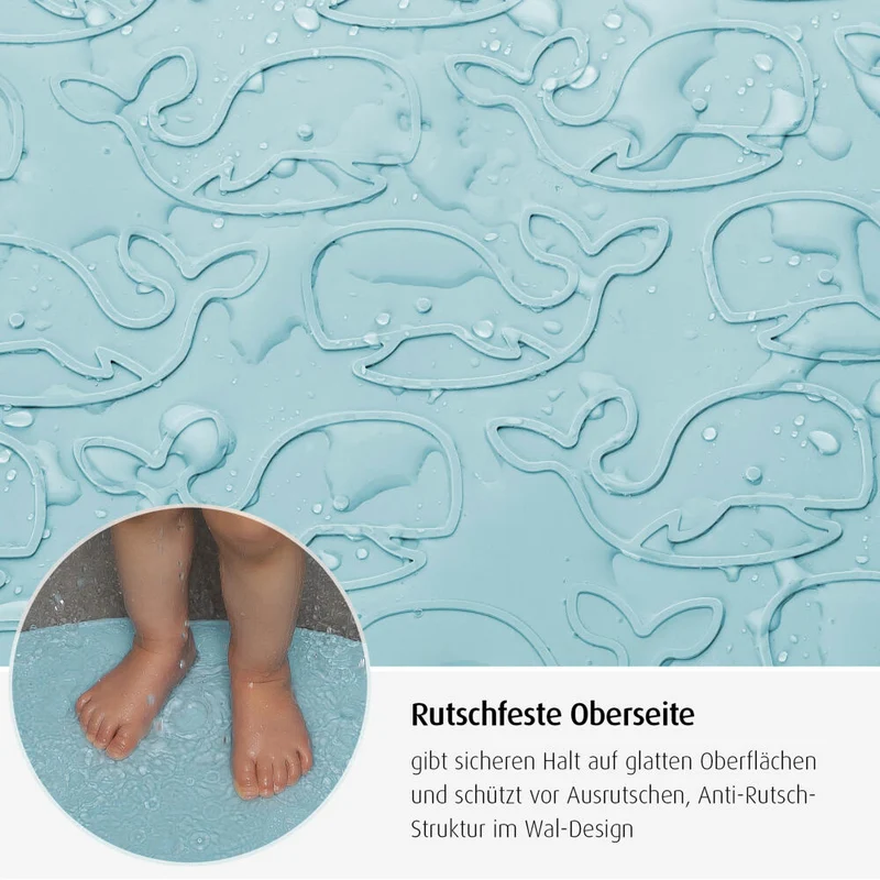 reer MyHappyBath Mat Baby Badewannenmatte, Badewanneneinlage, Badewannen Matte, Antirutschmatte, 42 x 25 cm, 76023