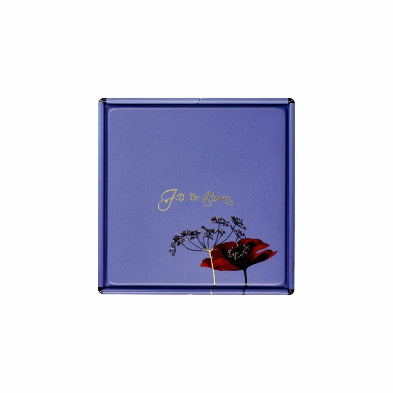 Goebel Künstlerdose Sommerblumen - De Heem, Aufbewahrungsdose, Metall, Blau, 11 cm, 67061641