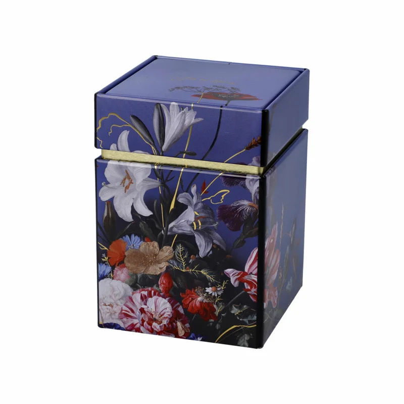 Goebel Künstlerdose Sommerblumen - De Heem, Aufbewahrungsdose, Metall, Blau, 11 cm, 67061641