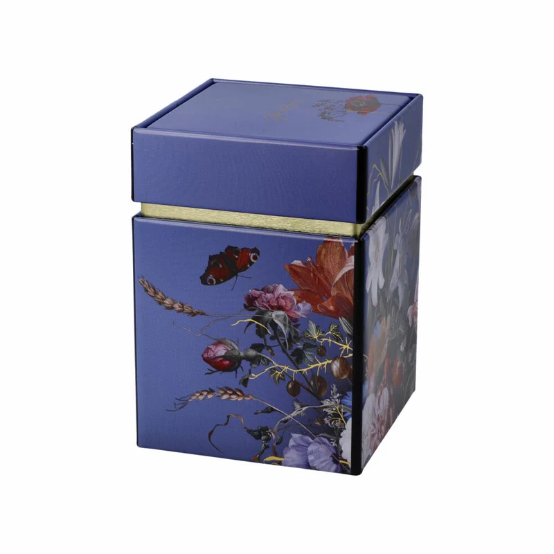 Goebel Künstlerdose Sommerblumen - De Heem, Aufbewahrungsdose, Metall, Blau, 11 cm, 67061641