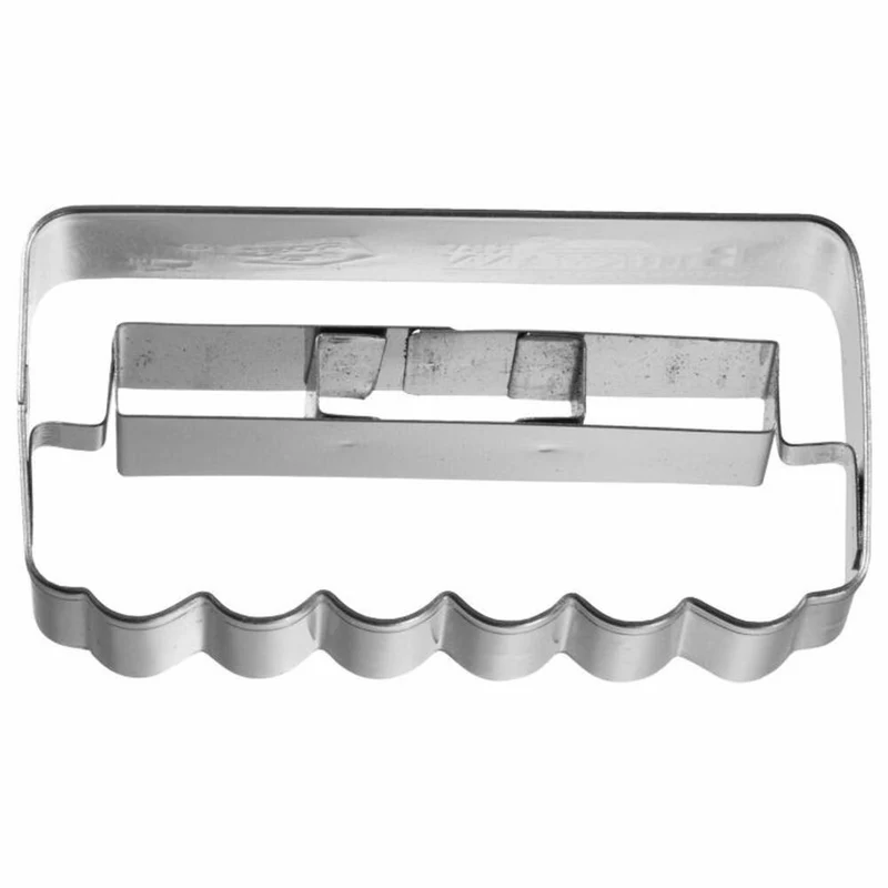 Birkmann Ausstechform Waggon Schnellzug, Ausstecher, Plätzchenform, Keks, Plätzchen, Edelstahl, 6.5 cm, 197749