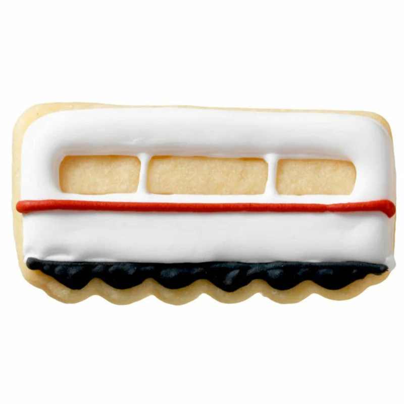 Birkmann Ausstechform Waggon Schnellzug, Ausstecher, Plätzchenform, Keks, Plätzchen, Edelstahl, 6.5 cm, 197749