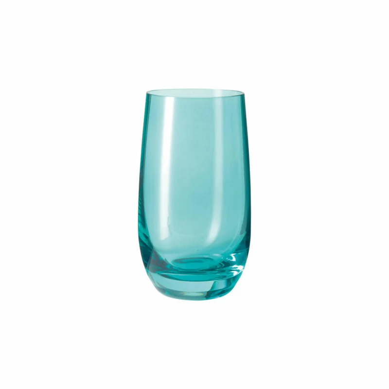 Leonardo Sora Trinkglas 6er Set, Saftglas, Wasserglas, Becher, Glas, Laguna, 270 ml, 14906