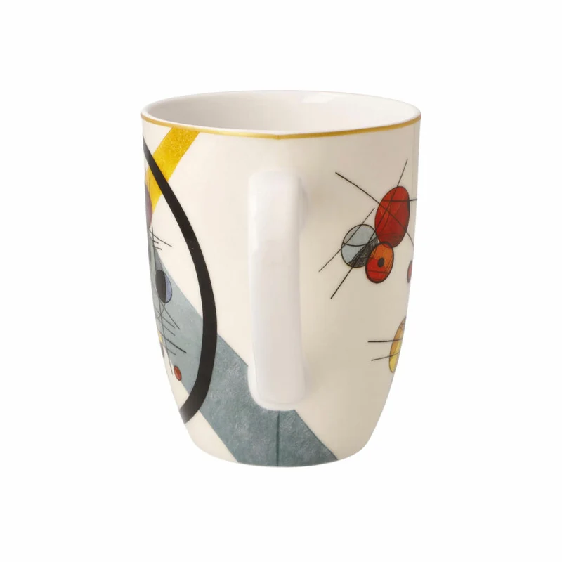 Goebel Künstlertasse Wassily Kandinsky - Kreise im Kreis, Fine Bone China, Bunt, 0.4 L, 67062171