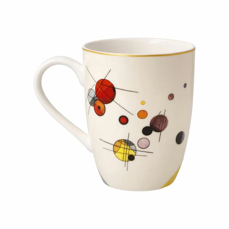Goebel Künstlertasse Wassily Kandinsky - Kreise im Kreis, Fine Bone China, Bunt, 0.4 L, 67062171