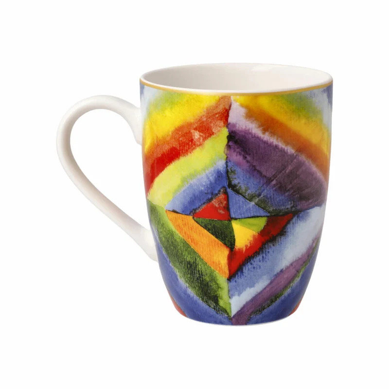 Goebel Künstlertasse Wassily Kandinsky - Farbstudie, Fine Bone China, Bunt, 0.4 L, 67062201