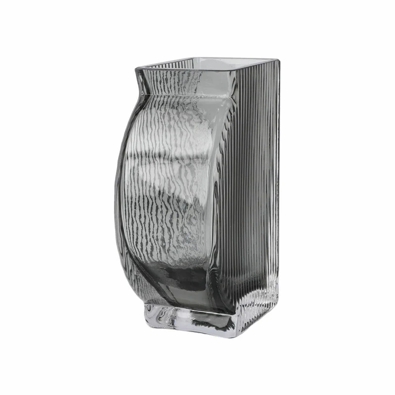 Goebel Vase White Hibiscus, Dekovase, Blumenvase, Glas, Grau, 15 cm, 23122861