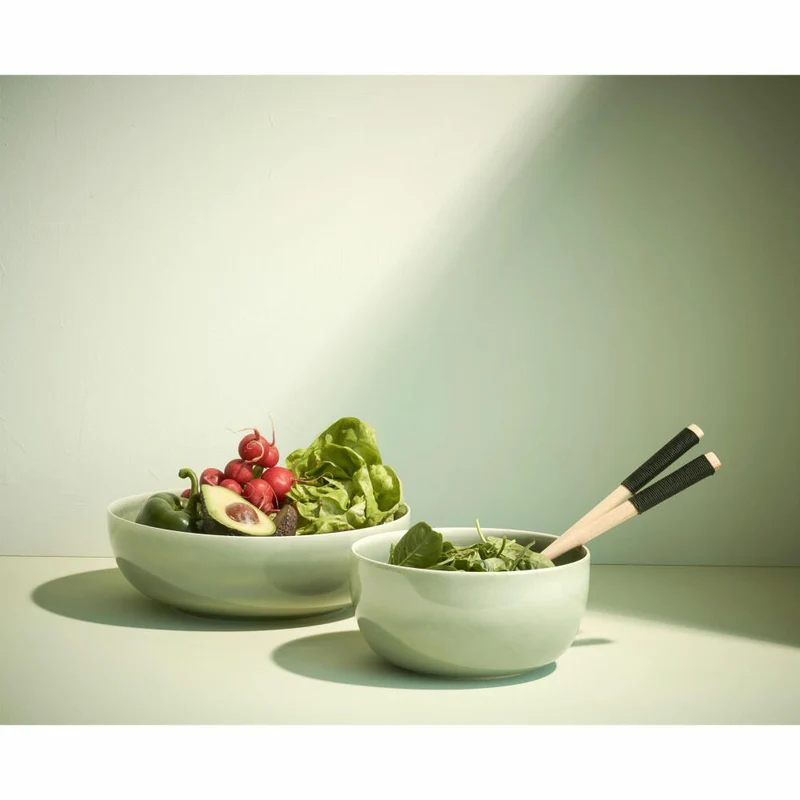 ASA Selection saisons agave Salatschale, Salatteller, Salat Schale, Schüssel, Steinzeug, Ø 29.5 cm, 27273200