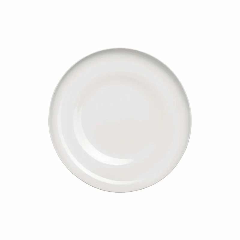 ASA Selection a table Coupe Gourmetteller, mit abgesenktem Spiegel, Gourmet Teller, Speiseteller, Fine Bone China, Weiß Glänzend, Ø 27 cm, 19250013
